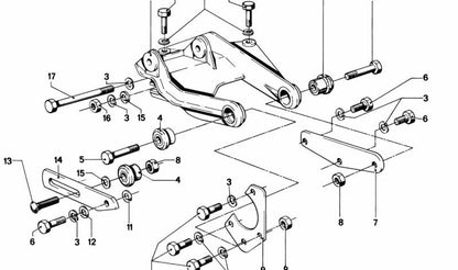 Vite a testa piatta OEM 07119910463 per BMW E21, E12, E28. BMW originale