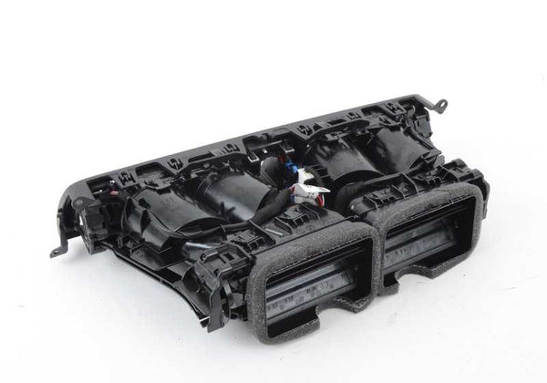 Rejilla de ventilación central OEM 64229166891 para BMW F10 y F11. Original BMW.