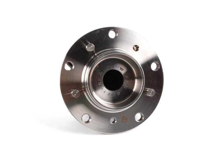 Cubo de rueda con rodamiento delantero OEM 31222229360 para BMW E39. Original BMW.