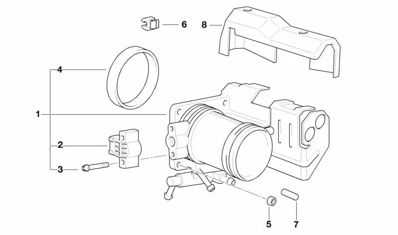 Tapón de cierre OEM 13711289345 para BMW E30, E36. Original BMW.