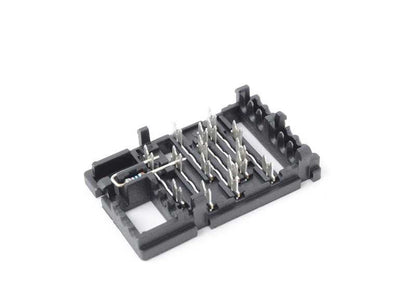 IDC connector with resistance OEM 61136901709 for BMW E65, E66. Original BMW piece. Ideal to repair electrical wiring with integrated 120 OHM resistance and 3 pins connector.