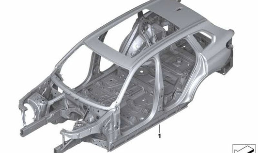 Chassis ohne Basternummer für BMW X5 F95, G05 (OEM 41008497711). Original BMW