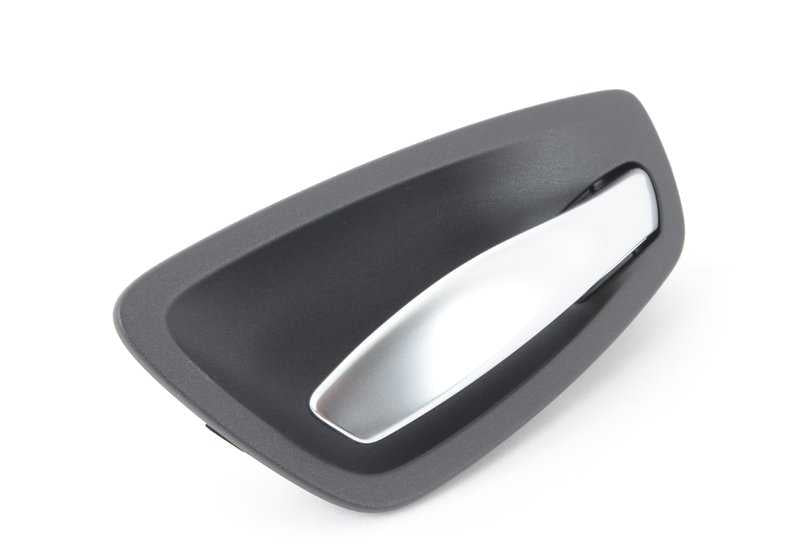 Tirador interior puerta derecha OEM 51416978138 para BMW E81 (116d, 116i) {Todos los modelos compatibles}. Color negro. Recambio original BMW.