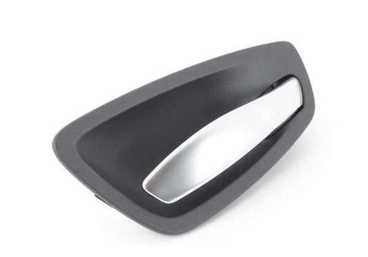 Tirador interior puerta derecha OEM 51416978138 para BMW E81 (116d, 116i) {Todos los modelos compatibles}. Color negro. Recambio original BMW.