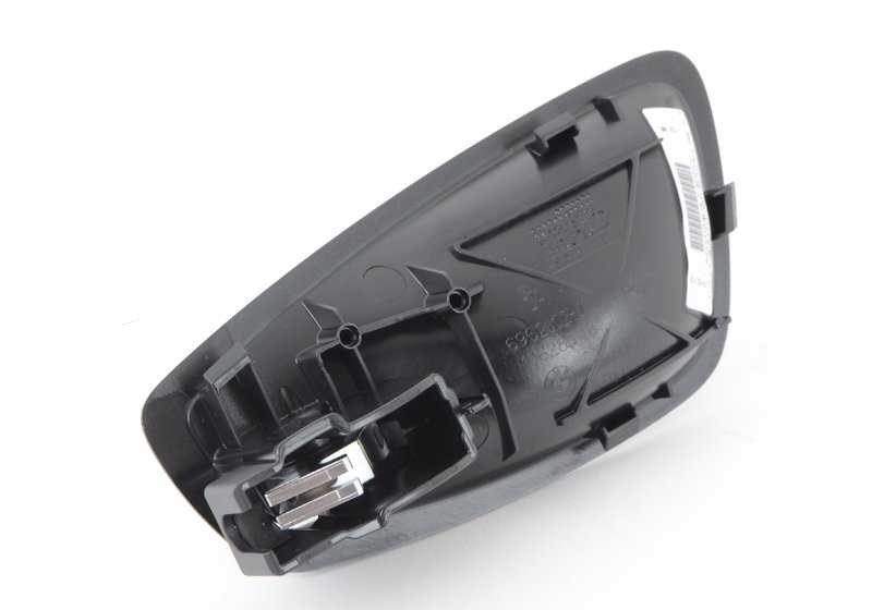 Tirador interior puerta derecha OEM 51416978138 para BMW E81 (116d, 116i) {Todos los modelos compatibles}. Color negro. Recambio original BMW.