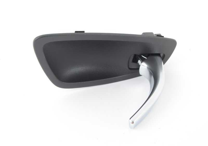 Tirador interior puerta derecha OEM 51416978138 para BMW E81 (116d, 116i) {Todos los modelos compatibles}. Color negro. Recambio original BMW.