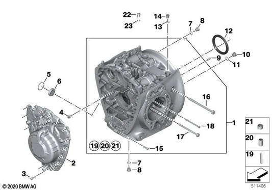 Pondicuity Board für BMW E21, E30, E12, E24, Motorrad K34, K35 (OEM 07119963226). Original BMW.