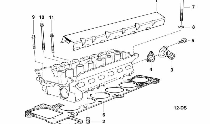 Game of Vits for Butt per BMW E36, E34, E39, E38 (OEM 11121721938). BMW originale