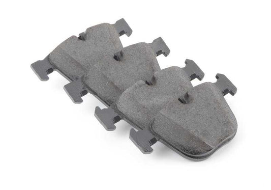Juego de pastillas de freno sin asbesto OEM 34216783555 para BMW E71. Original BMW.