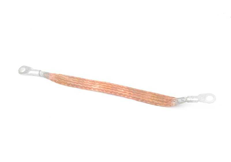 Cable de masa OEM 12511285041 para BMW E30. Original BMW.