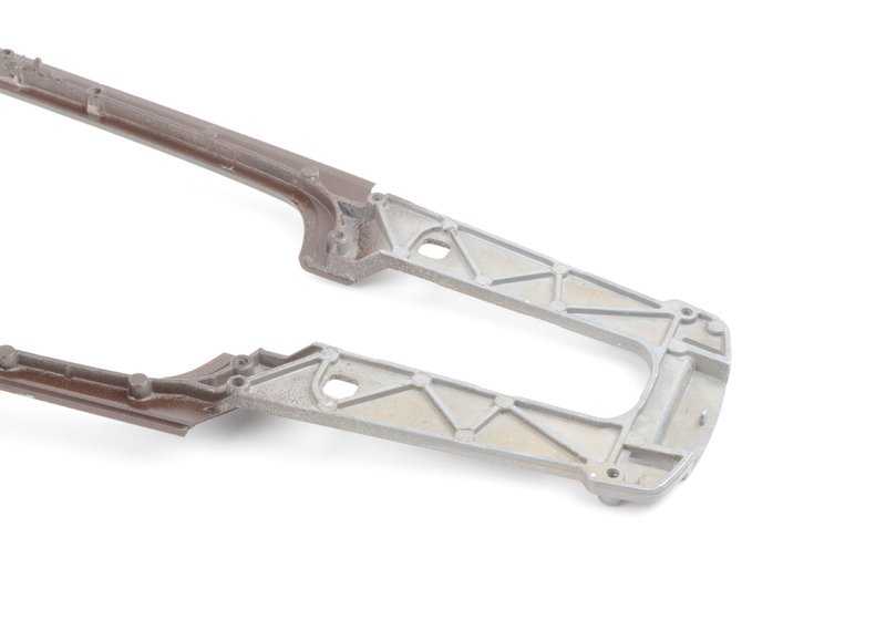 Moldura consola central madera Platane OEM 51167053114 para BMW E85, E86. Original BMW.