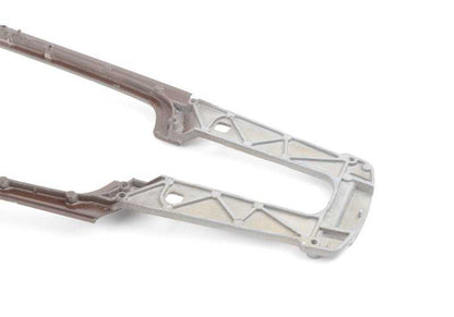 Moldura consola central madera Platane OEM 51167053114 para BMW E85, E86. Original BMW.
