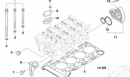 Arandela para BMW Serie 1 E81, E82, E87, E88, F20, F21; Serie 3 E21, E30, E36, E46, E90, E91, E92, E93, F30, F31, F35; Serie 5 E12, E28, E34, E39, E60, E61; Serie 6 E63, E64; Serie 7 E32, E38, E65, E66; Serie 8 E31; X1 E84; X3 E83; X5 E53, E70; Z4 E85; Z8
