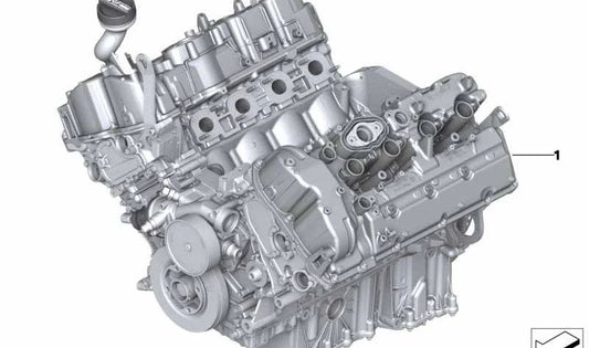 Motor OEM 11002412860 para BMW F06, F01, F02. Original BMW.