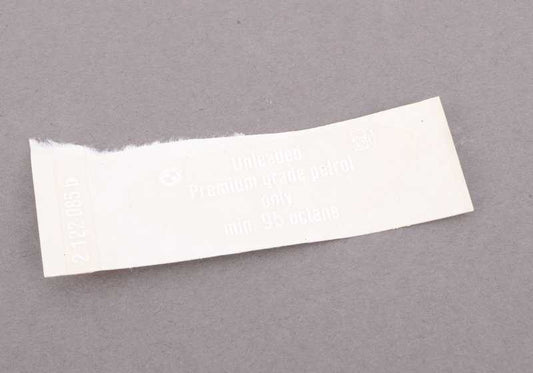 Étiquette adhésive "Suivant" OEM 71212122085 pour BMW E36, E34. BMW d'origine.