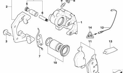 Black Electric Connector 2 Poles OEM 61131393742 for BMW E53 (x5 3.0d, 3.0i) models between 2001 and 2006. Original BMW piece.