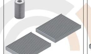Kit de servicio de aceite OEM 88002157552 para BMW Serie 5 E39 520i (M52). Incluye filtro de aceite y microfiltro de habitáculo. Original BMW.
