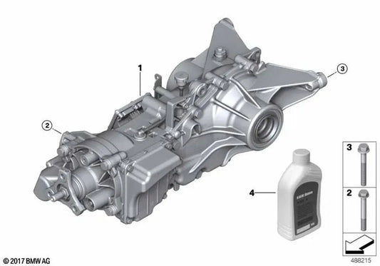 Rear differential with Hok for BMW 2er U06, X1 U11, U12 (OEM 33108839657). Original BMW