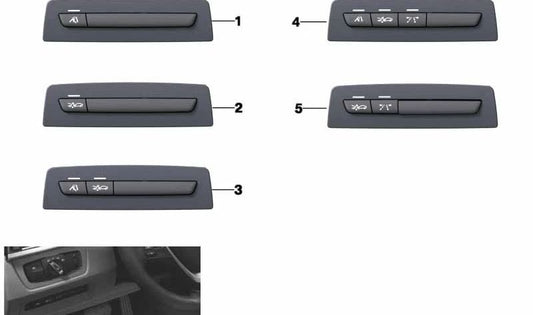 Control module for driving assistance systems OEM 61319232635 for BMW F30, F31, F34, F80, F32, F33, F36, F82, F83. Original BMW.