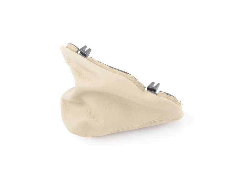 Embellecedor palanca de cambios beige OEM 25167526980 para BMW Z4 E85 y E86 (todos los modelos: 2.2i, 2.5i con cambio manual y automático). Original BMW.
