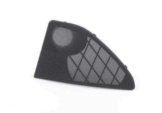 Rejilla altavoz puerta derecha OEM 51427226464 para BMW F10, F10N, F11, F11N. Pieza original BMW.