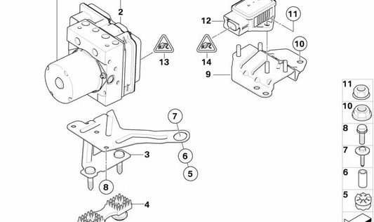 DXC hydroagregiert für BMW X3 E83N (OEM 34513450270). Original BMW