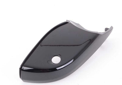 Carcasa inferior izquierda de espejo retrovisor OEM 51167308655 para BMW F07, F10, F11, F18, F06, F12, F13, F01, F02. Acabado Shadow-Line. Original BMW.