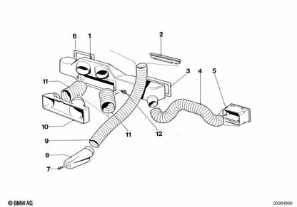 Tornillo alomado para chapa OEM 07119905240 para BMW E21, E30, E28, E34, E24, E23, E32, E38, X5 E70, X6 E71... y más. Original BMW.