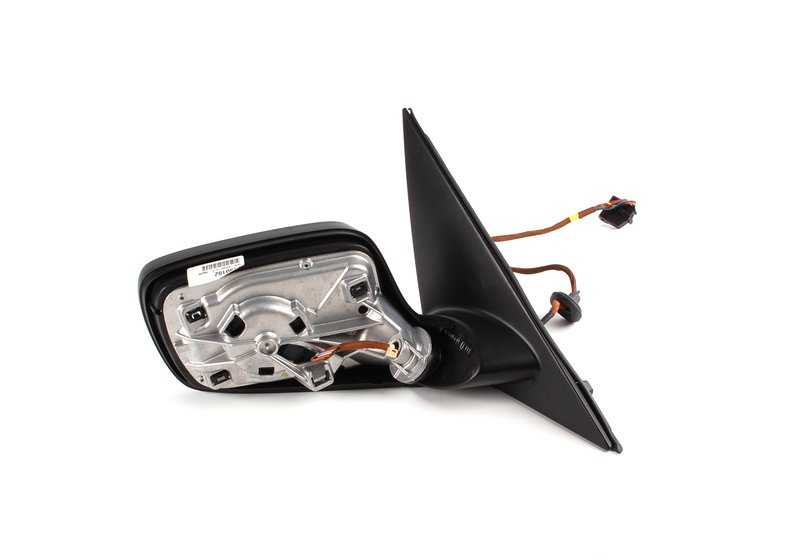 Espejo retrovisor derecho sin cristal, calefactable OEM 51167190182 para BMW Serie 7 E65, E66 (todos los modelos compatibles). Original BMW.