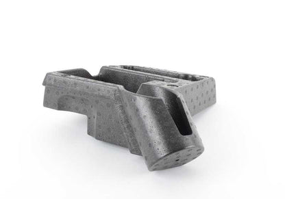 Protector antigravilla izquierdo OEM 16111182035 para BMW E38. Original BMW.