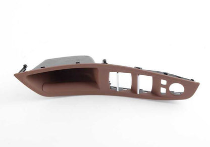Asa interior puerta izquierda OEM 51417261933 para BMW F10, F11, F18. Original BMW.