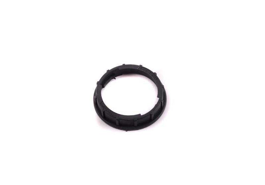 Anillo de seguridad OEM 12521718127 para BMW E30, E34, Z1. Compatible con modelos como 320i, 325i. Repuesto original BMW para fijación en sistemas eléctricos y de inyección.