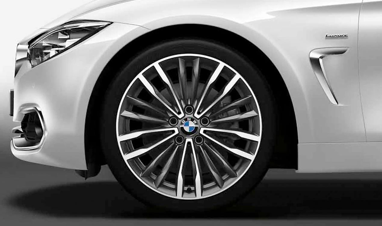 Llanta de aleación multirradio 708 OEM 36116877137 en color gris ferric de 19" para BMW F30, F30N, F31, F31N, F32, F32N, F33, F33N, F36, F36N. Original BMW.