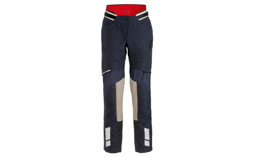 Pantalón GS Rallye Gore-Tex mujer azul oscuro talla 36 OEM 76135A80C23 válido para motos BMW. Original BMW Motorrad.