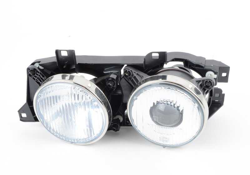 Left front lighthouse OEM 63121379185 for BMW E34 and E32. Compatible with 525i, 530i, 535i models. Original BMW piece. Ideal to replace broken or worn lighthouse.