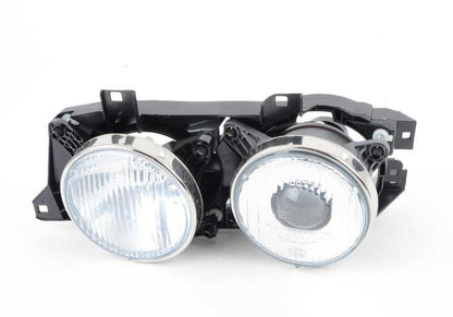 Left front lighthouse OEM 63121379185 for BMW E34 and E32. Compatible with 525i, 530i, 535i models. Original BMW piece. Ideal to replace broken or worn lighthouse.