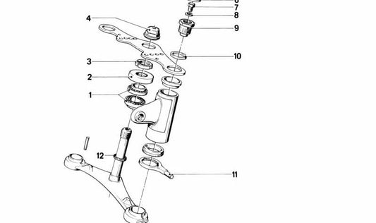 Cojinete de Apoyo para varios modelos/series de BMW (OEM 31421238904). Original BMW.