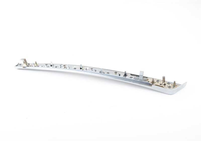 Embellecedor de puerta delantera derecha en madera Fineline OEM 51417225548 para BMW F10, F11, F18. Original BMW