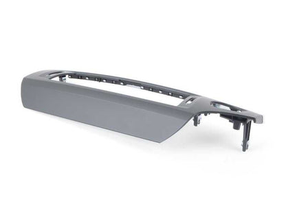 Embellecedor consola central OEM 51459184122 para BMW X3 F25 y X4 F26. Compatible con modelos sDrive18d, sDrive20i, sDrive28d, xDrive28i. Original BMW.