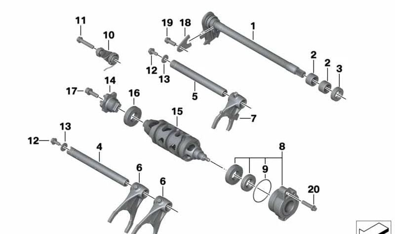 Retén para eje OEM 23007716826 para motos BMW M 1000 R, S 1000 RR, HP4, S 1000 XR... y más. Original BMW Motorrad.