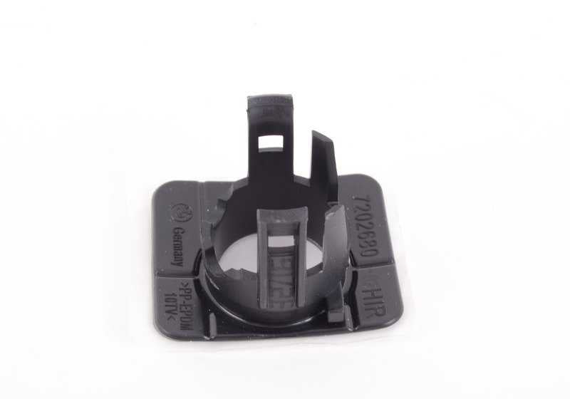 Soporte para sensor de aparcamiento PDC trasero OEM 51127213859 para BMW E91. Original BMW.
