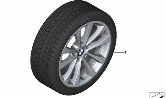 Neumático de invierno completo RDCi con llanta original para BMW F34 Gran Turismo (OEM 36112456135)