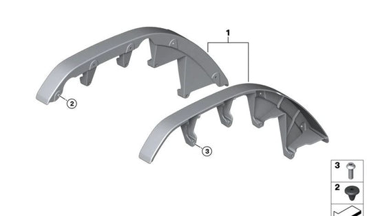 Tope de goma guantera OEM 07146841695 para BMW F20N, F21N, F70, F22N, F23N, F87N, G42, G87, G20, G21, G28, G80, G81, G22, G23, G26, G82, G83, F90, G30, G31, G38, G60, G61, G68, G90, G32, F91, F92, F93, G14, G15, G16. For Mini U25 and Motorrad RK34, K3