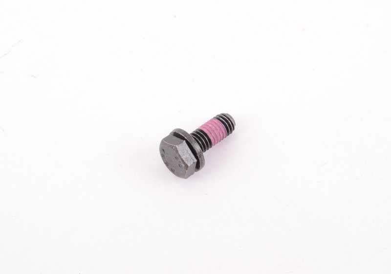 Tornillo hexagonal con arandela para BMW E38 (OEM 07119901488). Original BMW