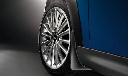 Conjunto de pára-lamas dianteiros (2 unidades) pretos OEM 82162338565 para MINI F56, F56 BEV, F56 LCI, F56 BEV LCI, MINI Cabrio F57, F57 LCI. MINI originais.