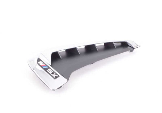 Acabamento de entrada de ar do para-lama OEM 51138056344 para BMW F85 (X5 M). BMW originais.