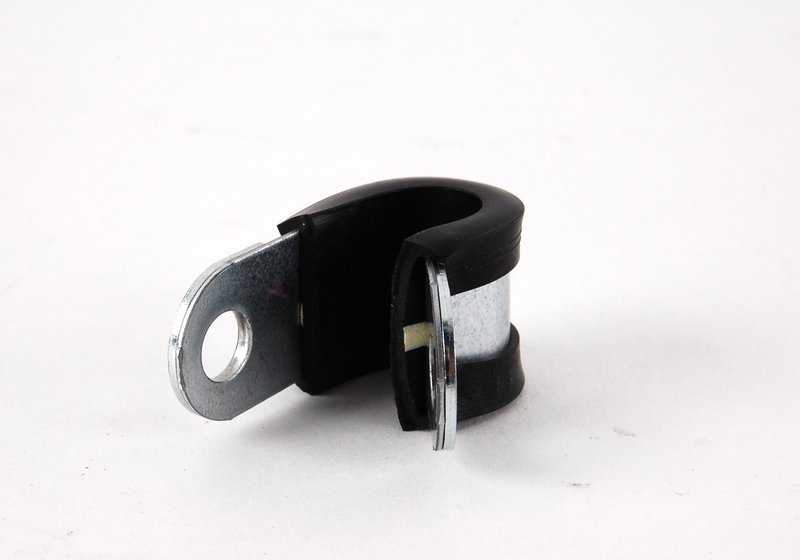 OEM 12141305028 clamp for BMW E21, E30, E36, E12, E28, E34, E39, E60, E61, F07, F10, F11, E24, F06, F12, F13, E23, E32, F01, F02, F04, E31, E52 and Mini R50, R52, R52, R52. Original BMW and Mini.