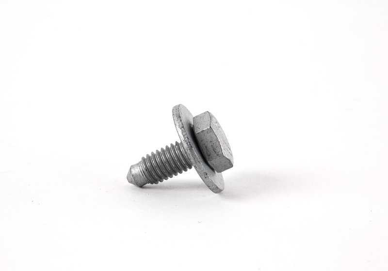 Tornillo hexagonal con arandela M6x12 OEM 07147147513 para BMW E81 116d, 116i. Pieza original BMW.