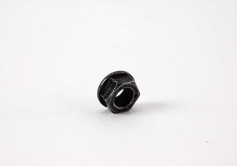 Tuerca hexagonal autoblocante para BMW E21, E30, E36, E46, E12, E28, E34, E39, F07, F10, E24, E23, E38, F01, F02, F04, E31, E83, E53, E70, F15, F85, E71, E72, F16, F86, R K50, MINI R55, R55N, R56, R56N, R57, R57N, R58, R59, R60, R61 (OEM 51417053138). Ori