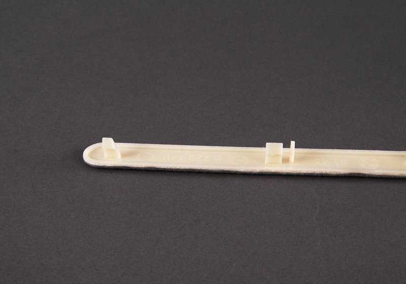 Cubierta paramento columna A superior ITS OEM 51438238581 para BMW Serie 3 E46 (1999-2006), color Hellgrau. Original BMW.